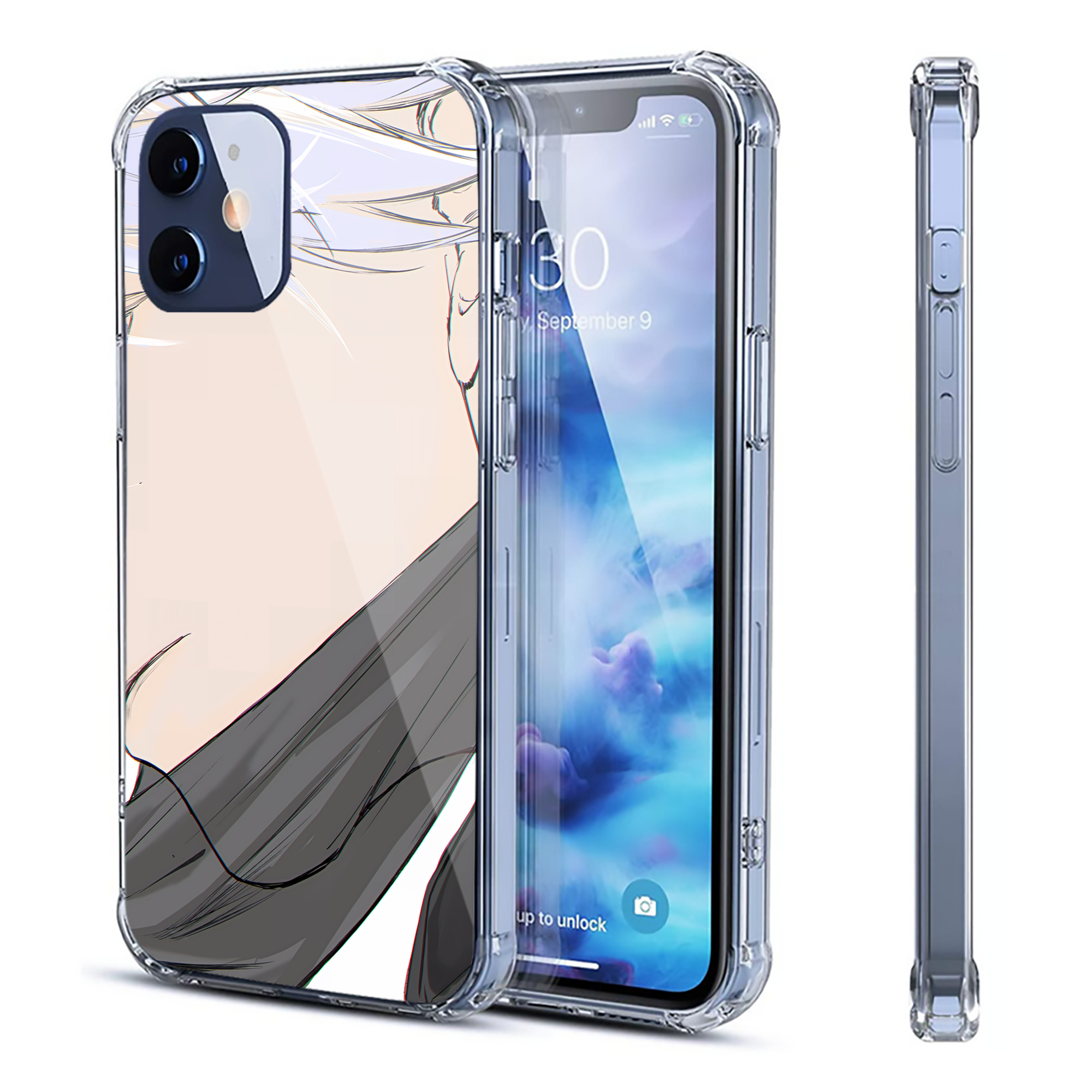 （画像用） SPY×FAMILY间谍家家酒 【iPhone 12シリーズ対応】透明スマホケース（クリアソフトケース）